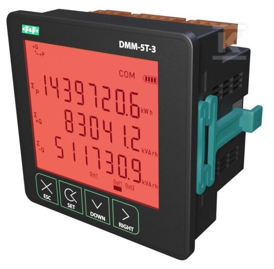 Multimetr panelowy z komunikacją modbus - DMM-5T-3